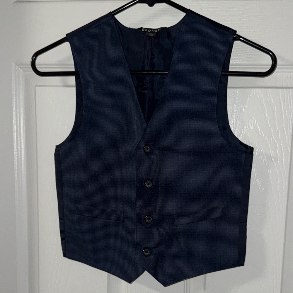 George Kid’s Dark Blue Formal Vest